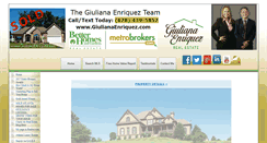 Desktop Screenshot of giulianaenriquez.com